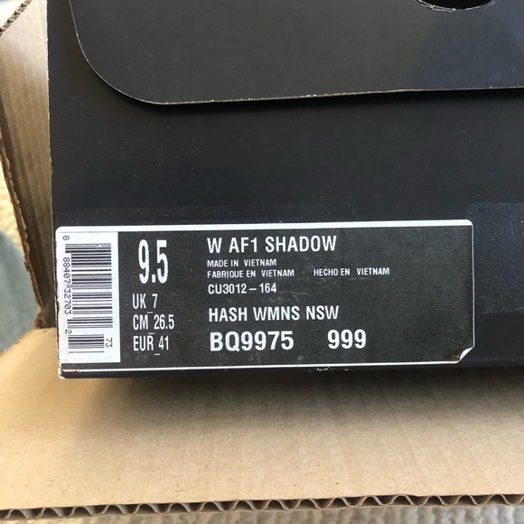 NEW Nike Air Force 1 Shadows Pale Ivory - Picture 4 of 5